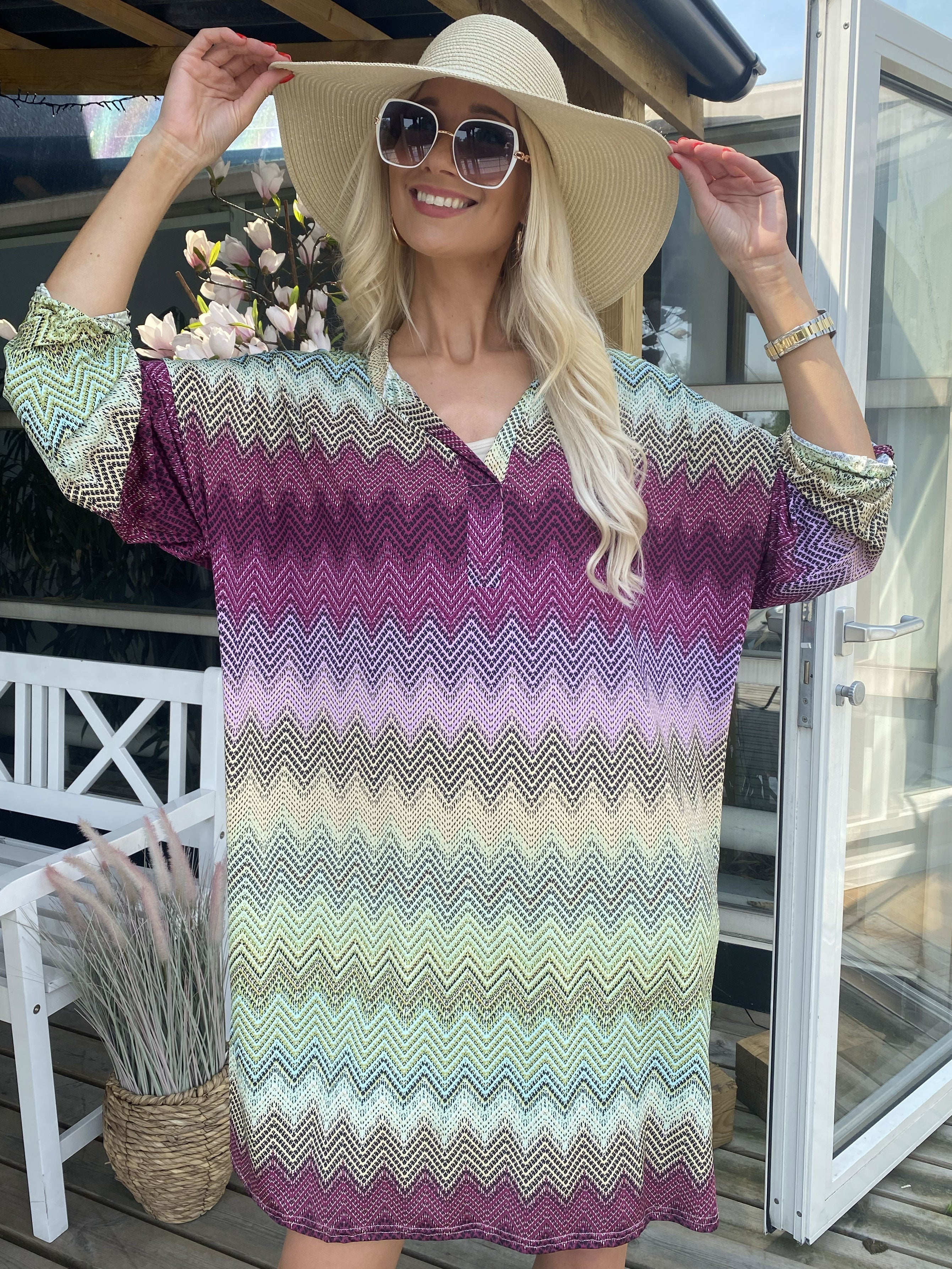 Tyra - Tunika i elastiskt tyg